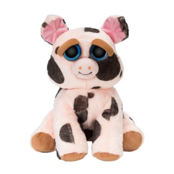 Feisty Pets Mort The Snort Spotted Pig Stuffed - Picture 1 of 9